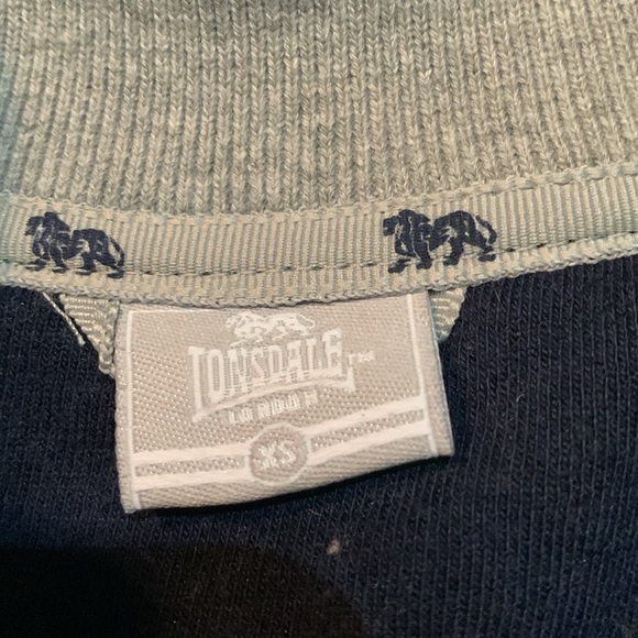 Lonsdale London Sweatshirt/Zippered Jacket  XS Men’s, runs like a M, Never Worn - Picture 5 of 6